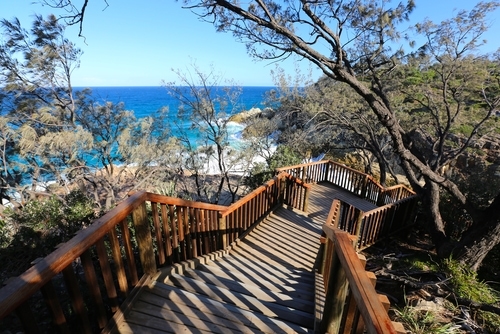 The,Staircase,Leading,To,North,Gorge,On,North,Stradbroke,Island