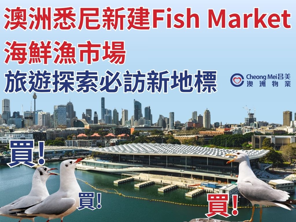 上星期開幕的悉尼新海鮮市場，這是澳洲海鮮產業及旅遊業的重大里程碑...