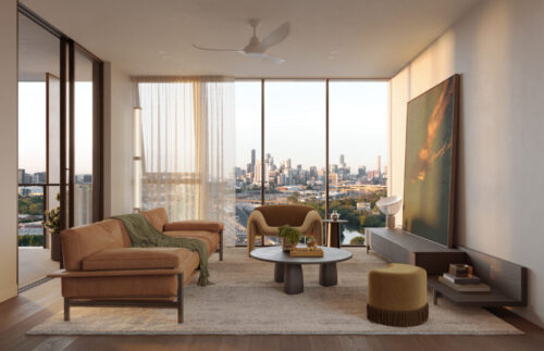 2067 2.01 Interior Unit 2C Living Balcony L9 R006