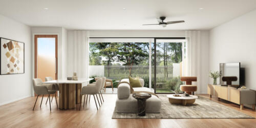 ALBA Residences Unit Type B GF Living Dining HR