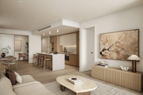 KEB003 VI01A A (2BR U504 Living + Kitchen)