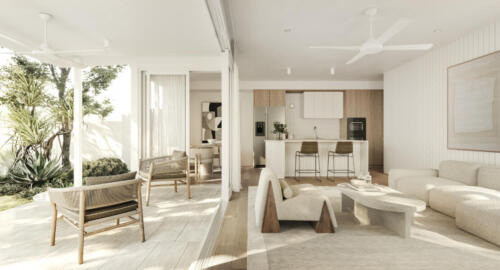 Nautica 1A Kitchen Living