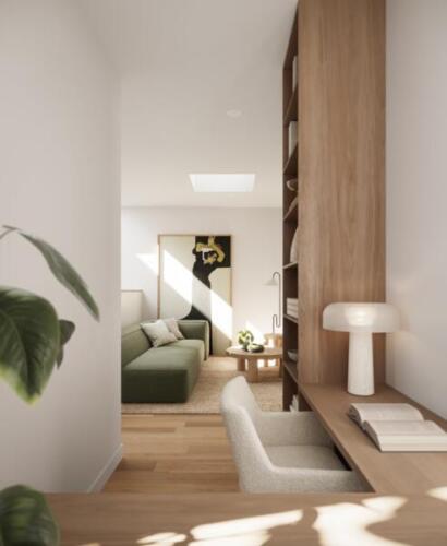 Parkside, Yeronga Interior Type1 Unit11 Lot21 Study-min